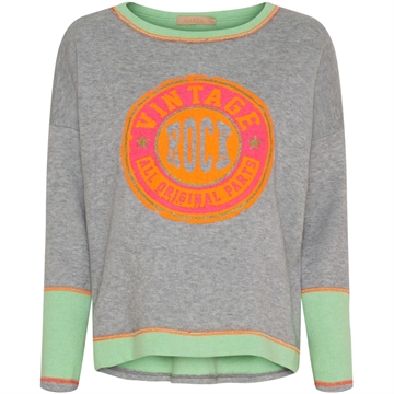 Marta Du Chateau Mdc Rachelle Sweatshirt 6575 B Grigio-Verde